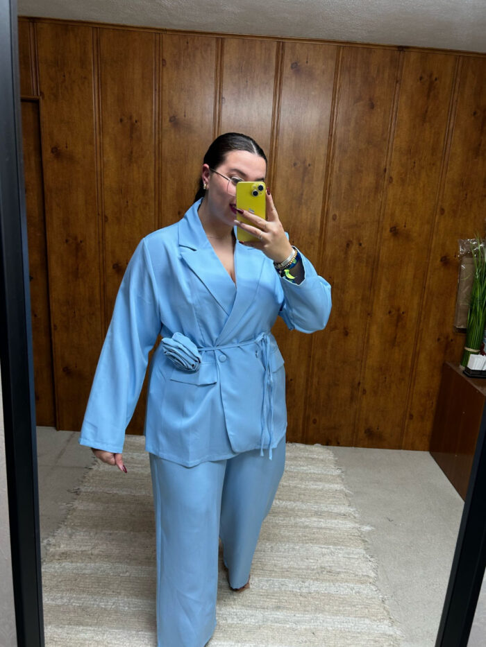 Traje chaqueta curvy