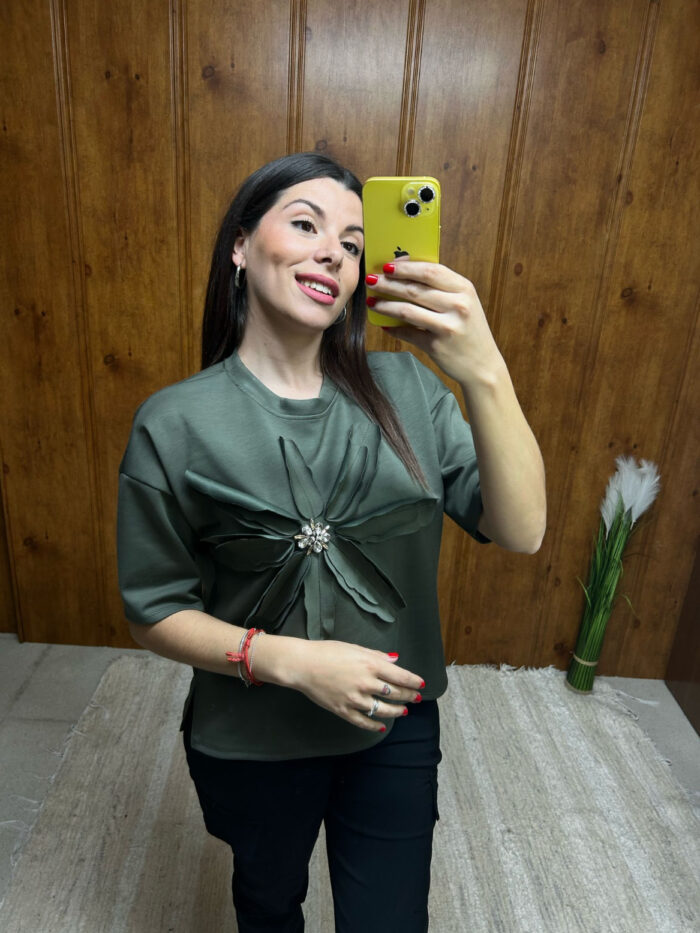 Camiseta flor