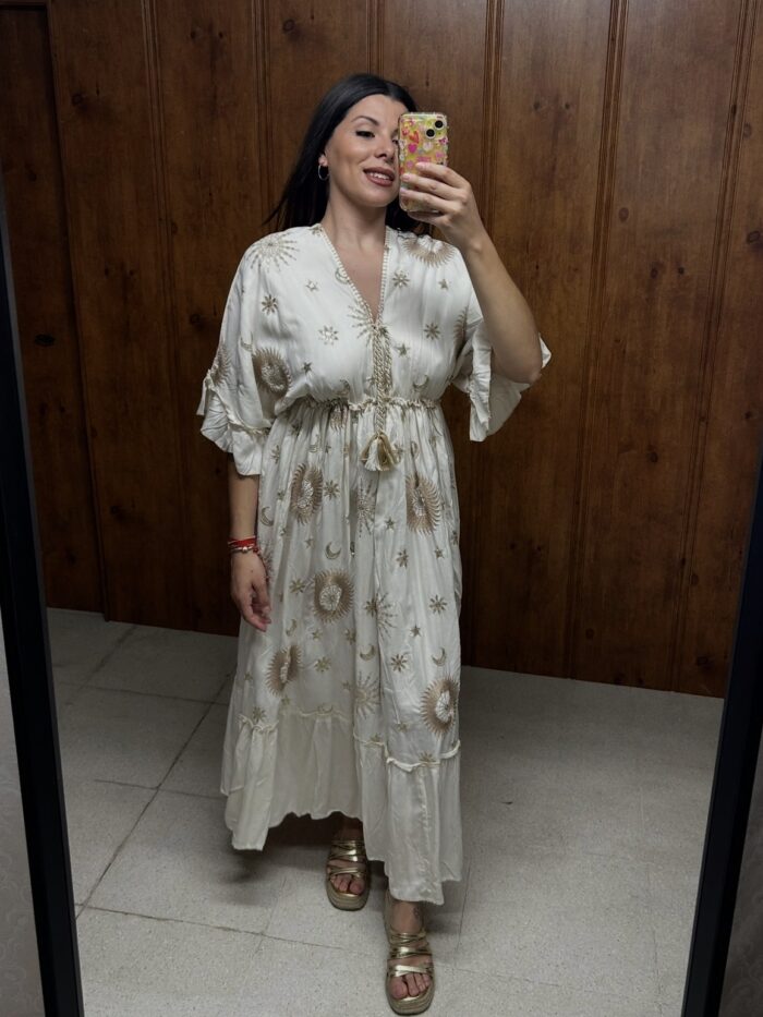 Vestido Maxi Boho Celestial